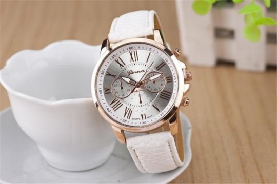 Leather Strip Quartz Watch PEARL FASHION Leather Strip Quartz Watch PEARL FASHION